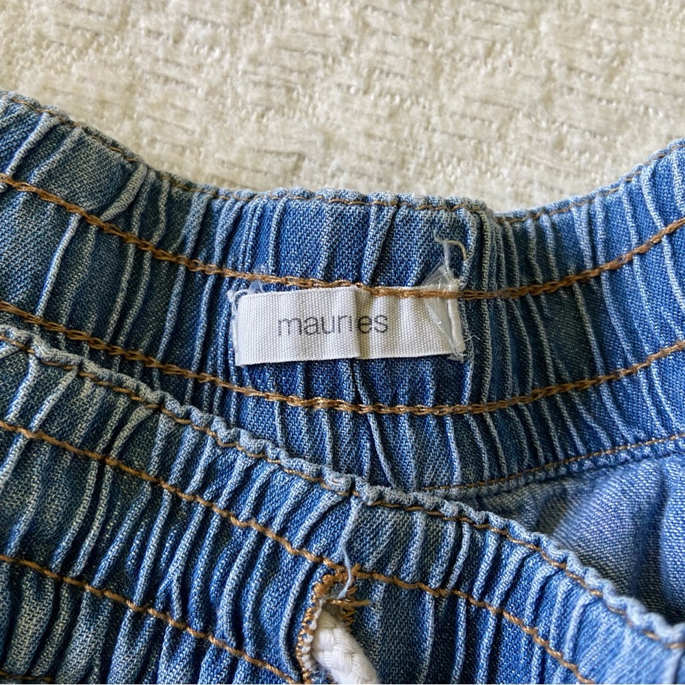 Maurices Wide Leg Pull On High Rise Cropped Jean - Picture 9 of 11